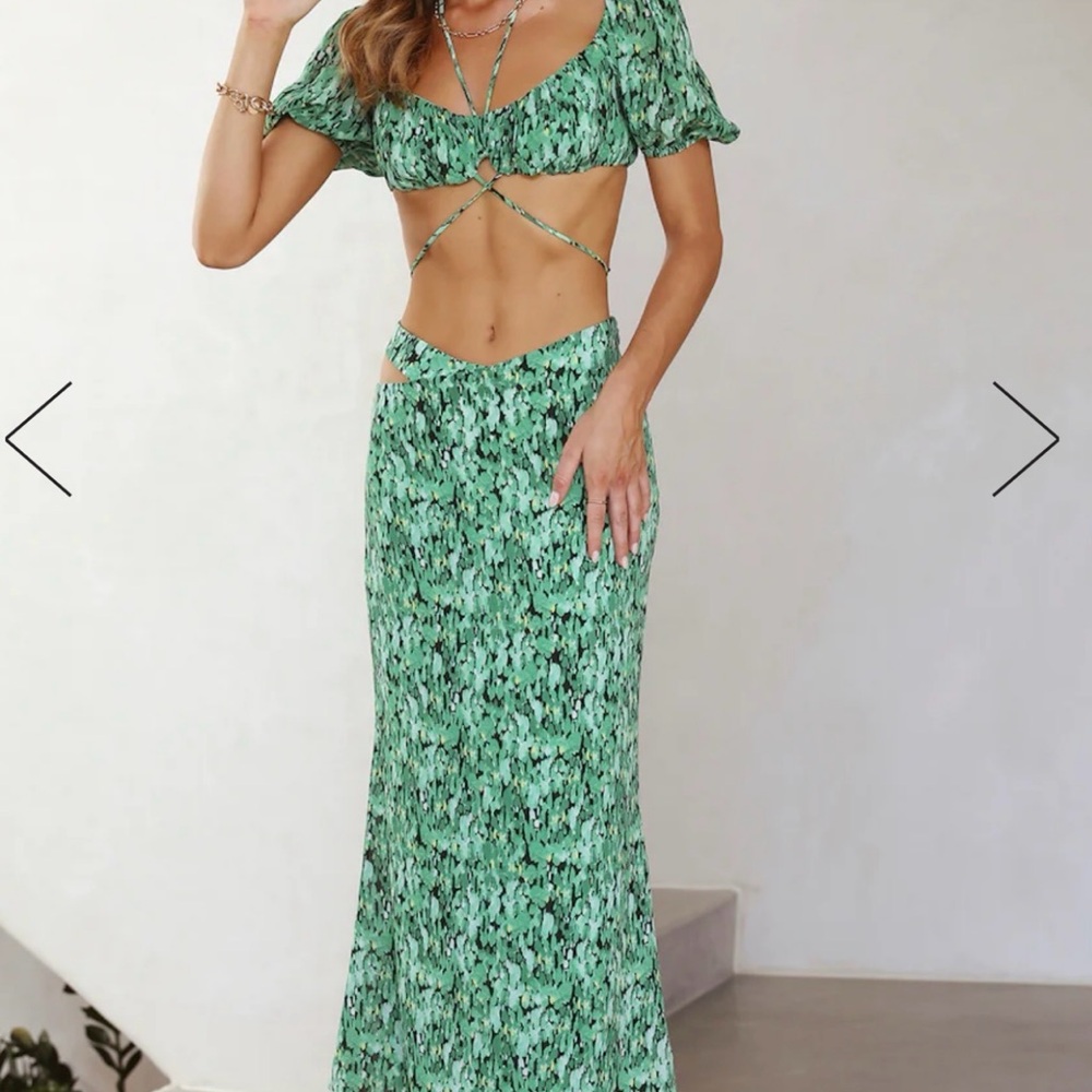 Green set—never worn with tags!